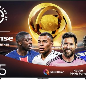 Hisense 98" Class QD5 Series (98QD5QG, 2025 Model) Best Value QLED 4K UHD Smart Google TV, Native144Hz, Motion Rate 480, Dolby Vision Atmos, HDR 10+, AMD FreeSync Premium, MEMC, VRR, ALLM