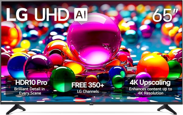 LG 65UA7700P 65 inch Class UA77 Series LED AI 4K Smart webOS TV (2025)