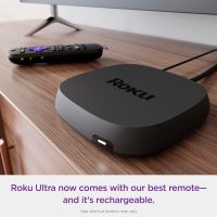 Roku Ultra | The Ultimate Streaming Device 4K/HDR/Dolby Vision/Atmos, Rechargeable Roku Voice Remote Pro, Ethernet Port, Hands-Free Controls, Lost Remote Finder, Free & Live TV - Image 9