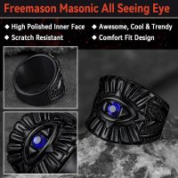 Black Plated Personalized Thumb Rings - Image 4