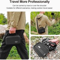 Skyreat Osmo Mobile 7P Case,PU Leather Portable Storage OM 7P Case Shoulder Bag for DJI OM 7 /7P Smartphone Gimbal Stabilizer Accessories - Image 6