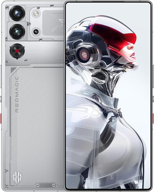 REDMAGIC 10S Pro Smartphone 5G, 144Hz Gaming Phone, 6.85" 1.5K AMOLED, Under Display Camera, Android Phone, 24GB+1TB, Dual-Sim, US Unlocked Cell Phone Silver
