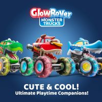 JOYIN 3 Pack Monster Truck Toy - Motion Activated Light-Up Cars for Toddlers - Monster Treads Lightning Wheels - Baby Toy Present - Press & Go Cars for Boys Girls Birthday Gifts - Image 7