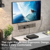 DVD Players for TV with HDMI,Plays All Regions and Formats,CD Player for Home,Support 1080P Video/CD/DVD/VCD/JPEG/USB, Remote, HDMI and RCA Cables Included - Image 3