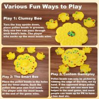 Fun Family Games for Kids and Adults,Funny Family Night Party Board Games 2025 for Kids Ages 4 and up,Boardgames for Outdoor Backyard Travel Camping,Bee Magnetic Toy Magnet Game with String - Image 5