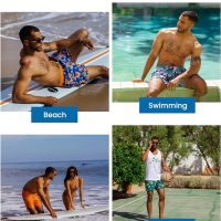 maamgic 2 in 1 Mens Swim Trunks 7 Inch Swim Shorts Swim Suits Board Shorts - Image 6