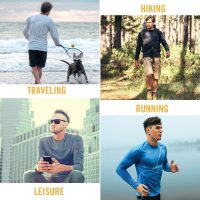 baleaf Men's Sun Protection Shirts UV SPF UPF 50+ Long Sleeve Rash Guard Fishing Running Quick Dry Lightweight - Image 5