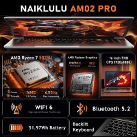 2025 Gaming Laptop 16 Inch Laptop Computer with Ryzen 7 5825U Processor, 32GB DDR4, 1T SSD, FHD Display 1920*1080P, Win 11 PRO, WiFi 6, Backlit Keyboard, HDMI, for Student, Office, Business - Image 2