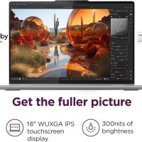 Lenovo Yoga 7 7i 2-in-1 Laptop (16" FHD+ Touchscreen, AMD Ryzen 7 8840HS (Beat i7-1355U), 16GB DDR5 RAM, 1TB SSD) AI PC, Backlit, Fingerprint, FHD IR Webcam, Win 11 Pro w/ Copilot, Arctic Grey - Image 2