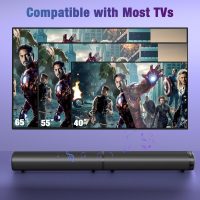 Sound Bar, 100W Sound Bar for Smart TV, Bluetooth 5.3 Soundbar, 2 in 1 Detachable Home Speaker Bass Effect, Home Theater Surround Sound, ARC/Optical/AUX/USB Connections, for TV/PC/Projectors - Image 6