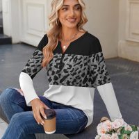 Zeagoo Long Sleeve Shirts for Women Casual V Neck Fall Tops Dressy Summer Work Blouses Clothes - Image 5