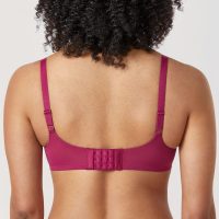 Women's Balconette Bra Push Up Underwire Unlined Sexy See Through Bras Plus Size - Image 2