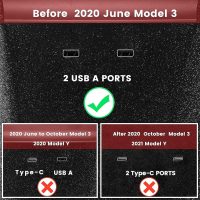 TAPTES Wireless Charger for Tesla Model 3 2017 2018 2019 2020, Dual Phone Charging Pad for Tesla Model 3 Accessories, Car Center Console Interior, Compatible with iPhone & Smartphones, Black - Image 5