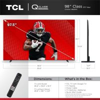 TCL 98-Inch Q65 QLED 4K UHD Smart TV with Google TV (98Q651G, 2024 Model) Dolby Vision, Dolby Atmos, HDR Pro+, Game Accelerator Enhanced Gaming, Voice Remote, Works with Alexa, Streaming Television - Image 3