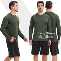 7 Pack Long Sleeve Shirts for Men UPF 50+ UV Sun Protection Quick Dry Moisture Wicking Workout Tee Shirts - Image 3