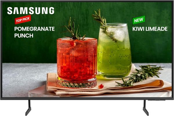 Samsung 75-Inch Class Crystal UHD 4K Bed-H Series HDR Business Pro TV w/ 3-Sided Bezel-Less Slim Design, Use for Digital Signage Displays, Commercial TV, Alexa Built-in (LH75BEDHLG, 2024 Model)