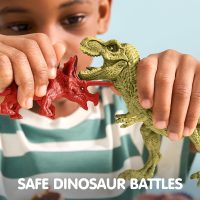 JOYIN Dinosaur Toys with Activity Play Mat & Storage Cage, 19 PCS Realistic Dinosaur Figures & Trees for Toddlers Kids Ages 3-5, Ideal for Boys and Girls Gift - Image 5