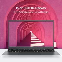 15.6-inch Windows 11 Laptop, 16GB RAM, 512GB SSD, FHD IPS Display Laptop Computer, Intel N5095 Quad Core, 2.4/5G WiFi, BT4.2 Backlit and Fingerprint, Lightweight and Portable - Image 3