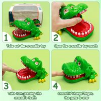 iShyan Crocodile Teeth Toys Game for Kids, Crocodile Biting Finger Dentist Games Funny Toys, 2020 Version Ages 4 and Up - Image 2