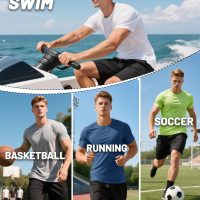 KEFITEVD Men's Short Sleeve UPF 50+ Sun Protection Shirts Quick Dry Rashguard Swim Shirt SPF Workout Fishing Athletic T-Shirt - Image 6