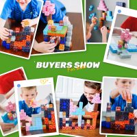 Magnetic Blocks - Build Mine Magnet World Magic Portal Set, Magnetic Tiles Building Blocks Toddler Toy STEM Sensory Outdoor Toys for 3+ Year Old Boys & Girls, Creative Kids Games Kids Toys 84PCS - Image 3