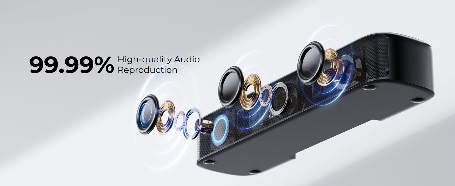 TV Soundbar with Subwoofer