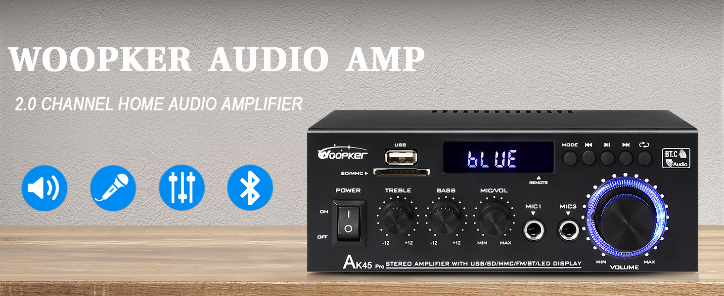 stereo amplifier home audio