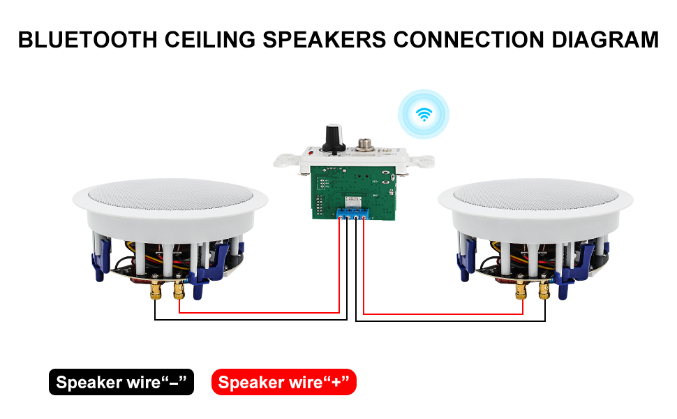 ceiling speakers wieh amlifier