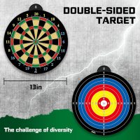 Magnetic Dart Board - 12pcs Magnetic Darts - Excellent Indoor Game and Party Games - Gifts for 5 6 7 8 9 10 11 12 Year Old Boy Kids - Image 3
