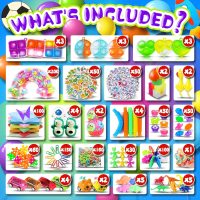 1000pcs Party Favors Goodie Bags for Kids, Fidget Toys Pack, Stocking Pinata Stuffers, Birthday Gifts, Classroom Prize, Treasure Box, Carnival Prizes, Easter Eggs Fillers - Image 2