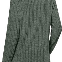 WIHOLL Long Sleeve Shirts for Women V Neck Tops Tunic Fall Winter Sweaters 2025 Clothes - Image 5
