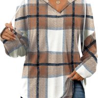 Bofell Womens Fashion Tops Hoodies for Women Pullover Oversized Sweatshirts Long SLeeve Shirts Loose Fit - Image 2