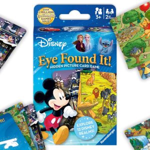 Ravensburger Eye Found It! World of Disney Card Game - Fun and Educational Spot It for Toddlers, Preschoolers, Boy and Girls Ages 3-8 - Family-Friendly for Endless Fun