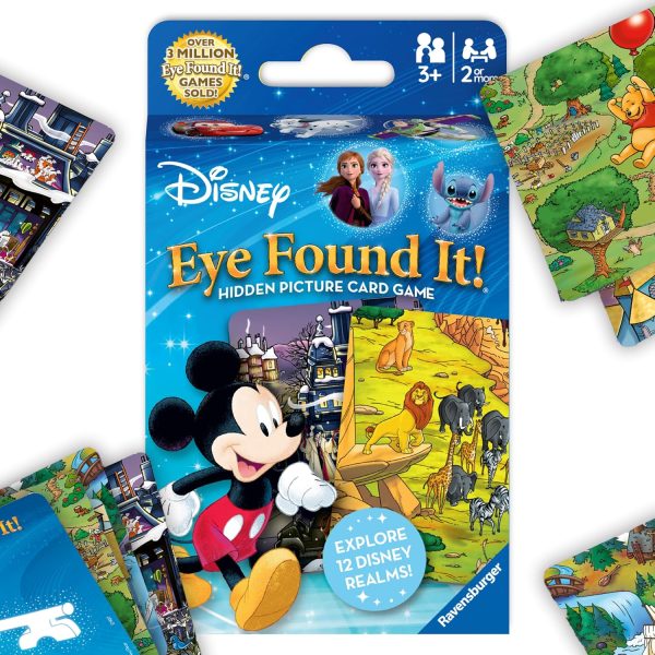 Ravensburger Eye Found It! World of Disney Card Game - Fun and Educational Spot It for Toddlers, Preschoolers, Boy and Girls Ages 3-8 - Family-Friendly for Endless Fun