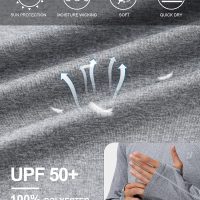 Roadbox Mens UPF 50+ Fishing Shirts, Long Sleeve UV Sun Hoodie, Hiking Running Swim Athletic Workout Shirt - Image 4