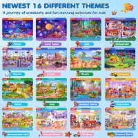 Search and Find Activity Books for Kids Ages 3-5, Toddler Travel Games Toys for Car Airplane, Road Trip Activities for Kids Games 4-8, Preschool Learning Activities, Educational Seek Birthday Gifts - Image 6