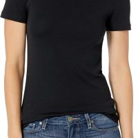 Amazon Essentials Women's Slim-Fit Short-Sleeve Crewneck T-Shirt, Pack of 2 - Image 2