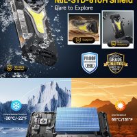 Ulefone Armor 34 Pro 5G Rugged Smartphone with 150 Lumens Projector, 32GB+512GB ROM/2TB, 25500mAh 66W, Android 15, 6.95" 120Hz, 64MP+50MP+50MP 32MP, 1100LM LED Light/Waterproof/NFC/Dual 5G/Widevine L1 - Image 8