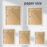 Modern Photo Frame for Wall & Desk, Decorative Picture Frame for Family Photos, Versatile Display Frame for Home and Office Décor(White Grain 4x6in) - Image 5