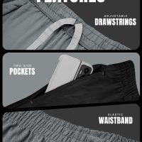 NY Threads Mens Athletic Shorts 2 Pack Quick Dry Lightweight Running Workout Gym Shorts with Pockets - Image 4