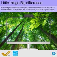 HP 24 inch All-in-One Desktop PC, FHD Display, AMD Ryzen 7 7730U, 16 GB RAM, 512 GB SSD, AMD Radeon Graphics, Windows 11 Home, 24-cr0032 (2024) - Image 6