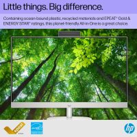 HP 27 inch All-in-One Desktop PC, FHD Display, AMD Ryzen 7 7730U, 32 GB RAM, 1 TB SSD, AMD Radeon Graphics, Windows 11 Home, 27-cr0012 (2024) - Image 6