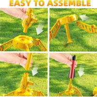 Rocket Launcher for Kids, 12 Foam Rockets, Launch up to 100+ft, Outdoor Outside Backyard Toys for Boys & Girls, Birthday Gift Toys for Kids Boys Girls Age 3 4 5 6 7 8 Years Old - Image 5