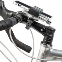 Nite Ize Squeeze Rotating Smartphone Bar Mount - Bike Mount Phone Holder for Handlebars - Phone Holster Accessories - Rotating Phone Holder with Easy-to-Squeeze Levers - Translucent - Image 6