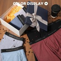 BAMBOO COOL Men's Ultra Breathable Underwear,No Riding Up Boxer Briefs with ComfortFlexible Waistband,Multipack - Image 6