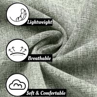 COOFANDY Men's Linen Shirts Short Sleeve Casual Shirts Button Down Shirt for Men Beach Summer Wedding Shirt - Image 5
