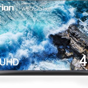 HORION 43 inch Smart TV, 4K UHD LED TV with WebOS 22, Ultra Slim Television with Mega Contrast, HDR10, Dolby Audio - Streaming Live, Bluetooth, Hdmi, WiFi ((P6D Series, 2025)