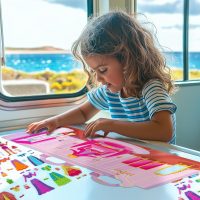 JOYIN 3 Sets Dress-Up Reusable Sticker Book for Toddlers, 3D Sticker Books for Kids 3 4 5, Travel Essentials, Airplane Activity Toys, Crafts Gifts, Birthday Gifts - Fashion, Mermaid, Princess - Image 9