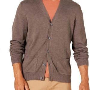 Amazon Essentials Men's Cotton Cardigan Sweater