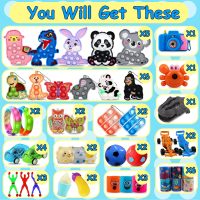 Kiss Monkey 640 PCS Prize Treasure Box Toys for Classroom, Party Favors for Kids, Fidget Toys Bulk, Goodie Bags Stuffers for Kids, Birthday Gifts, Pinata Stuffers, Carnival Prizes - Image 2